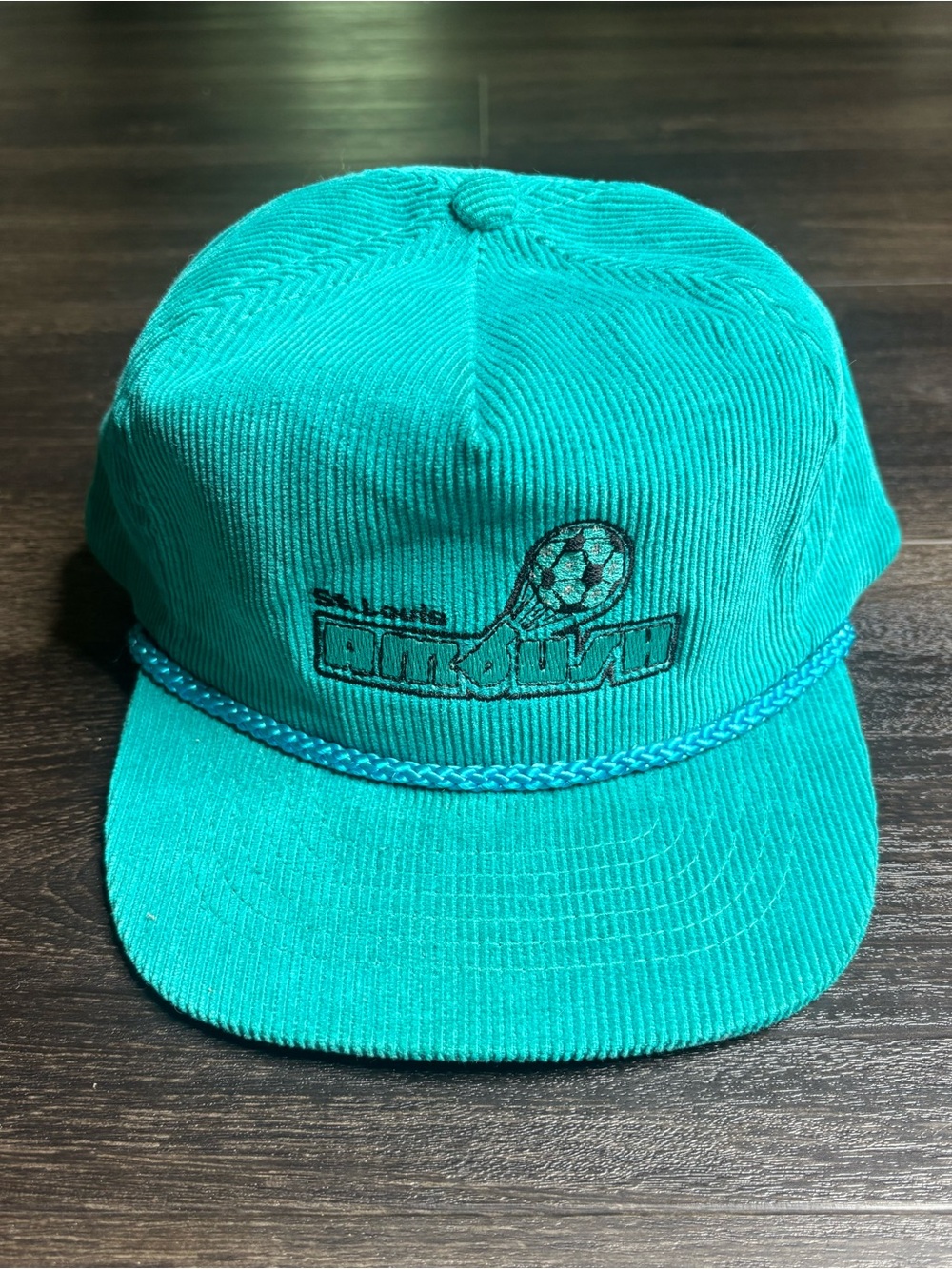 RARE Vintage St. Louis Ambush NPSL Corduroy Snapback Strapback Soccer Hat